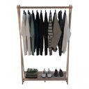 Ver imagem 4 de Guarda Roupas Closet Cabideiro Atemporal Alta Qualidade Multiuso