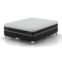 Ver imagem 1 de Conjunto Cama Box Queen Sofisticato 1,58x1,98x0,65m Montreal Cinza