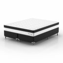 Ver imagem 1 de Conjunto Cama Box Queen Diamond Euro 158x198x63cm Yescasa