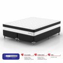 Ver imagem 2 de Conjunto Cama Box Queen Diamond Euro 158x198x63cm Yescasa