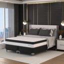 Ver imagem 5 de Conjunto Cama Box Queen Diamond Euro 158x198x63cm Yescasa