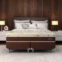 Ver imagem 6 de Cama Box Queen Hórus 1,58x1,98x0,63 Montreal Bege/Marrom
