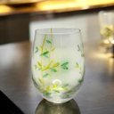 Ver imagem 3 de Copo de Vidro Folhas 500ml - Florarte