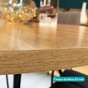 Ver imagem 5 de Conjunto Sala de Jantar 6 Cadeiras Manila Carraro Freijó Areia Rosê
