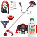 Ver imagem 1 de Roçadeira Á Gasolina Toyama Rt52-l C/ Lâmina 3 Pontas e Carretel Nylon + Óleo Stihl 2t