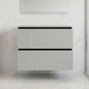 Ver imagem 3 de Balcão Gabinete para Banheiro 80 cm 03 Gavetas Urban B06 Argento Preto - Lyam Decor