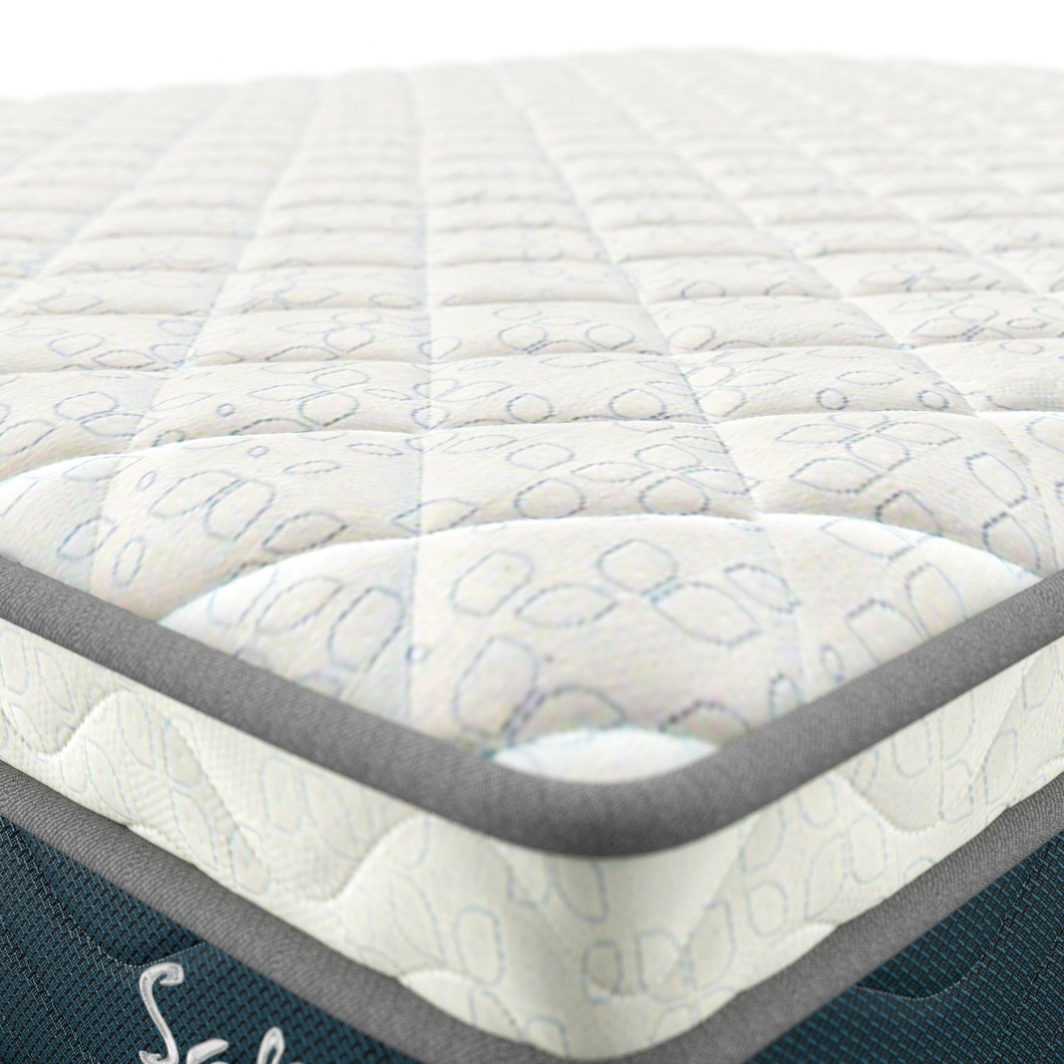 Cama Box Solteirão  Safira Molas Ensacadas 108x198x63 - 7