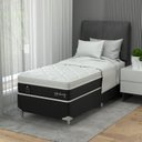 Ver imagem 5 de Cama Box Solteiro Sofisticato 0,88x1,88x0,65 Montreal Cinza