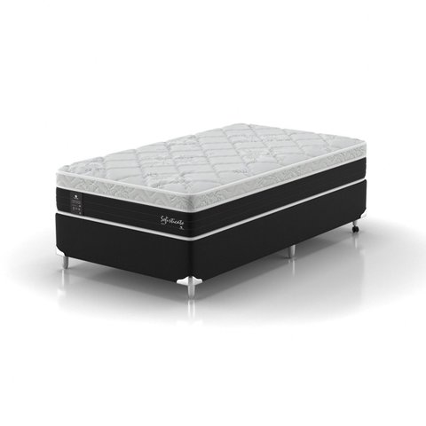 Cama Box Solteirão Sofisticato 1,08x1,98x0,65 Yescasa