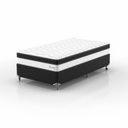 Ver imagem 1 de Cama Box Solteirão Diamond Euro Pt 1,08x1,98x0,63 Yescasa