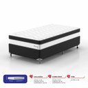 Ver imagem 2 de Cama Box Solteirão Diamond Euro Pt 1,08x1,98x0,63 Yescasa