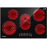 Cooktop Elétrico Amzchef 30" com 5 Bocas, 8500w e Controle Touch (preto) - 1