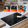 Cooktop Elétrico Amzchef 30" com 5 Bocas, 8500w e Controle Touch (preto) - 7