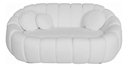 Ver imagem 2 de Namoradeira Concha Decorativa 190cm Sala Suede:branco/liso