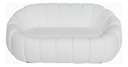 Ver imagem 3 de Namoradeira Concha Decorativa 190cm Sala Suede:branco/liso