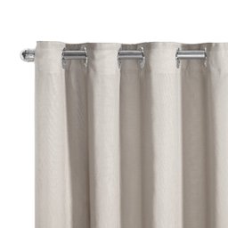 Cortina Dual Forro Voil Gaze Belga 2,70m X 2,30m Luxo Sala Quarto Porta Balcão Semi Blecaute Bege - 3