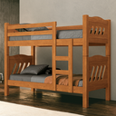 Ver imagem 1 de Beliche Duas Camas Reforçadas Pérola Barreto Lonçarcci Cor: Nature