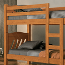 Ver imagem 3 de Beliche Duas Camas Reforçadas Pérola Barreto Lonçarcci Cor: Nature