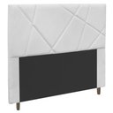 Ver imagem 1 de Cabeceira Cama Box Casal Mali 140cm Corano Branco - Abmaza