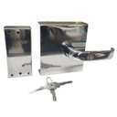 Ver imagem 1 de Fechadura Eletromagnetica 12v Porta de Vidro Portaria Residencial Comercial Resistente Seguro