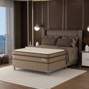 Ver imagem 5 de Cama Box Casal Molas Superlastic Dublin 1,38x1,88x0,61 Yescasa