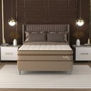 Ver imagem 6 de Cama Box Casal Molas Superlastic Dublin 1,38x1,88x0,61 Yescasa
