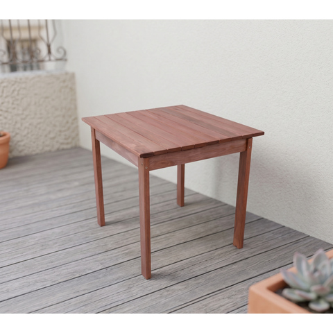 Mesa de Churrasco Ultron em Madeira Maciça Quadrada 90cm