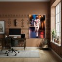 Ver imagem 1 de Quadro Decorativo Zé Pretinho da Umbanda - 70x50cm:moldura Branca