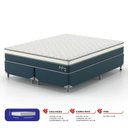 Ver imagem 2 de Cama Box Super King Safira Molas Ensacadas 193x203x63 Yescasa