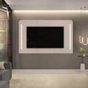 Ver imagem 4 de Rack com Painel Lotus para Tv até 75 Polegadas 2 Portas Ripado Led Off White