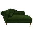 Ver imagem 1 de Recamier Barcelona 1,60 Suede Verde - Dominic Decor