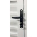 Ver imagem 7 de Porta Social Palheta de Alumínio 210 X 80cm Linha 25 Esquadrias Bergamo Abertura Direita