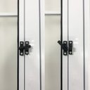 Ver mais imagens de Porta Social Palheta de Alumínio 210 X 80cm Linha 25 Esquadrias Bergamo Abertura Direita