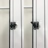 Porta Social Palheta de Alumínio 210 X 80cm Linha 25 Lado Direito Esquadrias Bergamo - 8