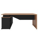 Ver imagem 7 de Escrivaninha Mesa Escritório Diretor em L 3 Gavetas 1 Porta Spring Yescasa