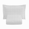 Cobre Leito Colcha Cama Casal Padrão 3 Peças Matelado Soft:Branco - 1