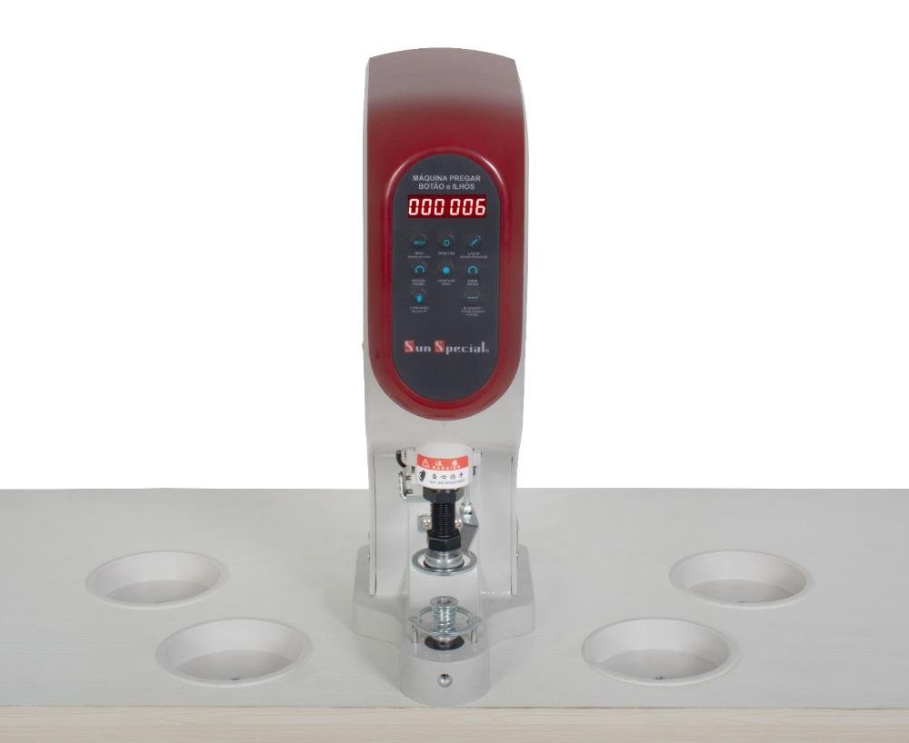 Máquina Aplicar Botão e Ilhós Direct Drive SS-808D - Sun Special - 4
