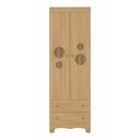 Ver imagem 3 de Guarda-Roupa Infantil 62cm 2 Portas com Vidro e 2 Gavetas Suspiro Multimóveis Mp4813 Madeirado