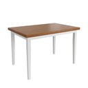 Ver imagem 1 de Mesa Colors em Madeira Maciça Retangular 4 Lugares - 120 X 80cm Branco