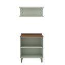 Ver imagem 2 de Gabinete para Banheiro 2 Portas Provençais e 1 Nicho com Metalon