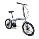 Ver imagem 1 de Bicicleta Gtr-x Pliage Dobrável Aro 20 Freios a Disco 7v Cinza