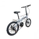 Ver imagem 3 de Bicicleta Gtr-x Pliage Dobrável Aro 20 Freios a Disco 7v Cinza