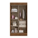 Ver imagem 2 de Guarda Roupa Solteiro 2 Portas de Correr 2 Gavetas Lyon