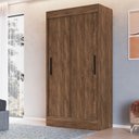 Ver imagem 1 de Guarda Roupa Solteiro 2 Portas de Correr 2 Gavetas Lyon