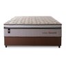 Conjunto Cama Box Casal c/ Molas Ensacadas Liverpool Marrom 138x188x73 - 7
