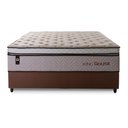 Ver imagem 7 de Conjunto Cama Box Casal c/ Molas Ensacadas Liverpool Marrom 138x188x73