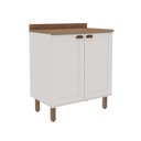 Ver imagem 3 de Gabinete para Banheiro 2 Portas Provençais Branco