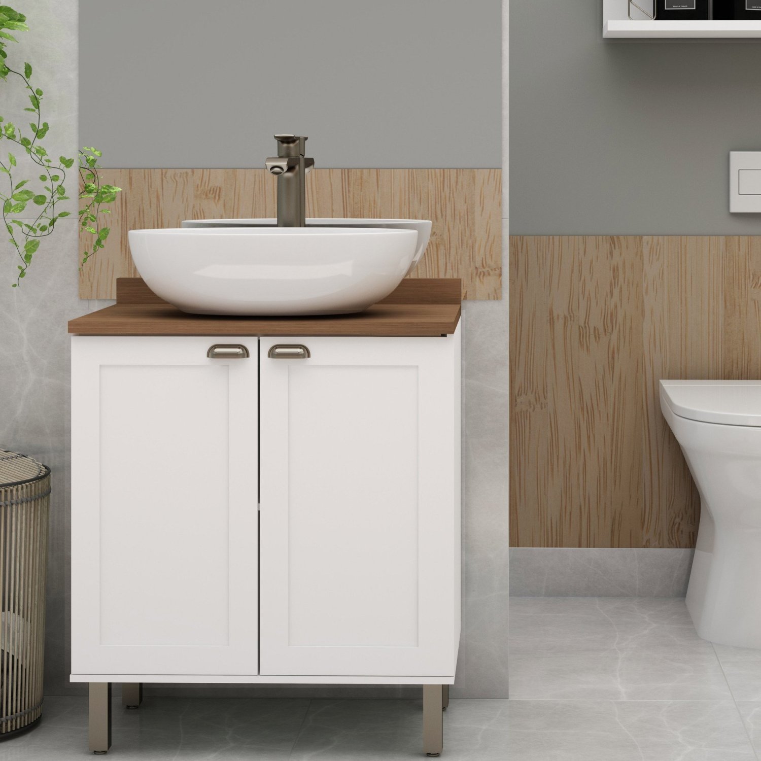 Gabinete para Banheiro 2 Portas Provençais