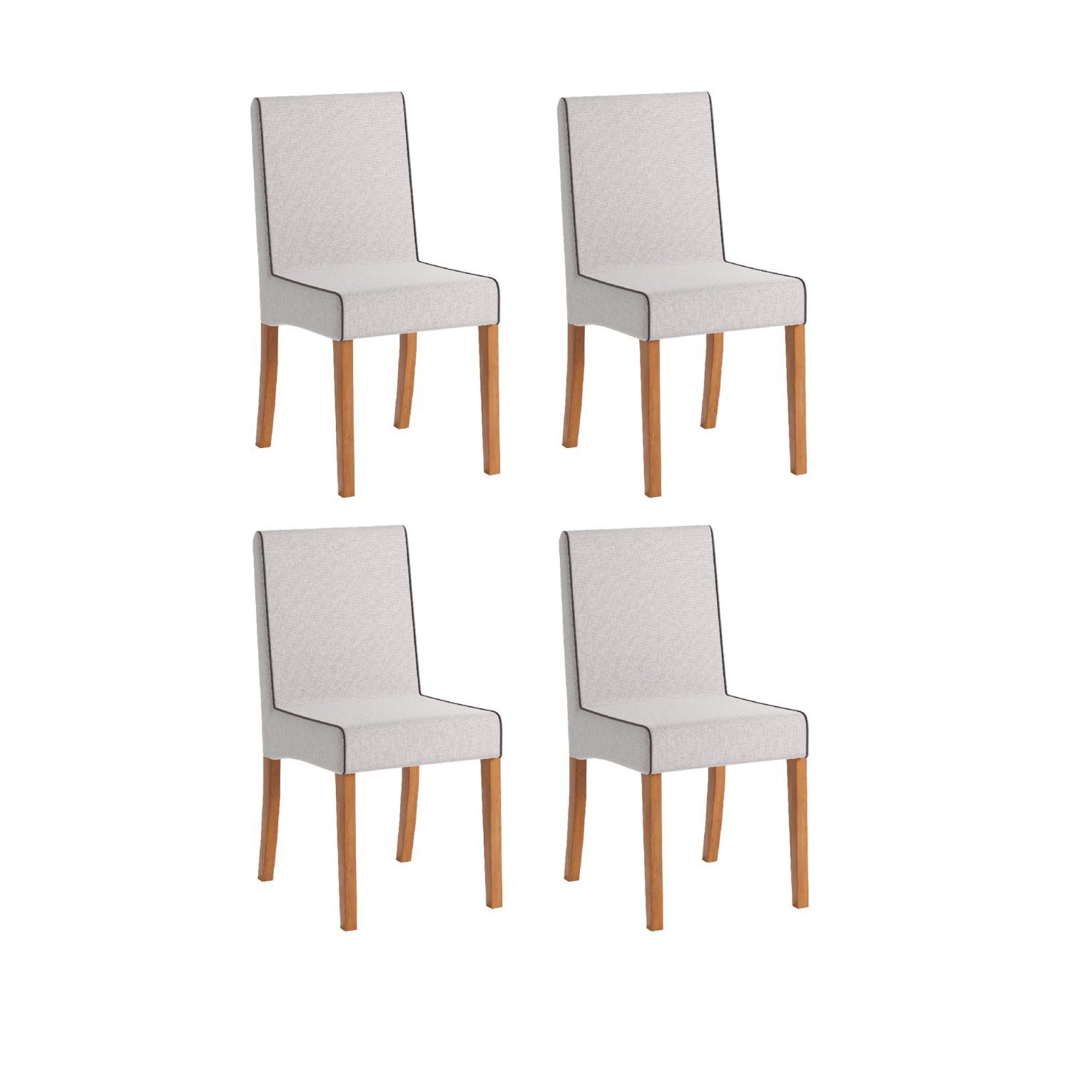 Conjunto 4 Cadeiras para Sala de Jantar Barcelona - 1