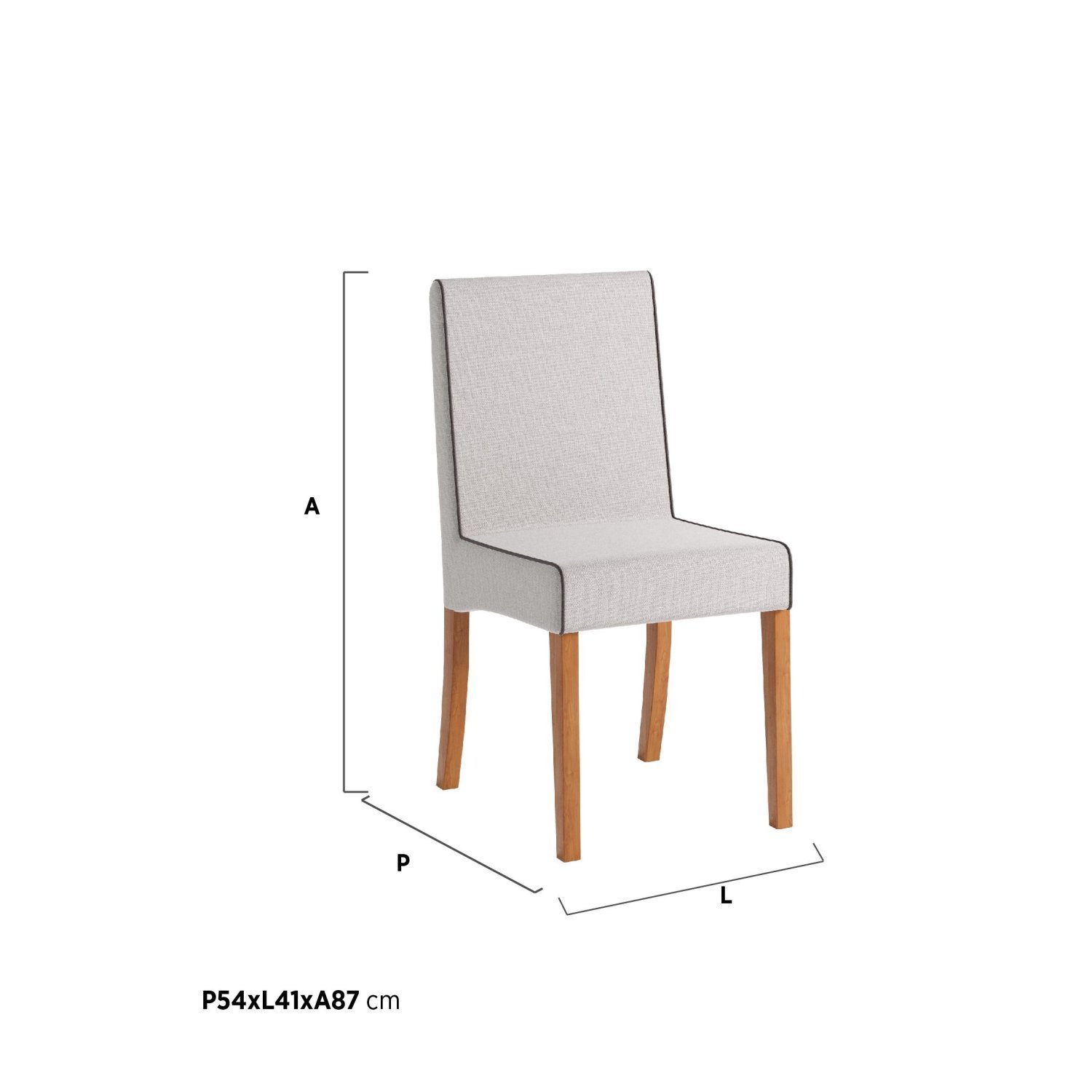 Conjunto 4 Cadeiras para Sala de Jantar Barcelona - 4